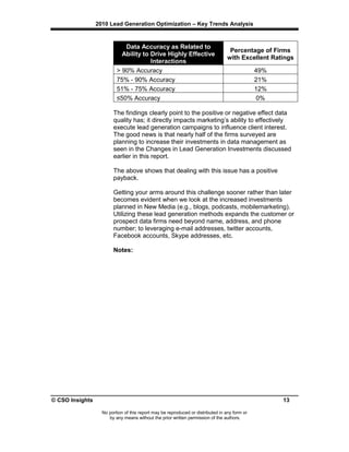 Lead generation-optimization | PDF