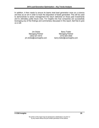 Lead Generation Optimization Pdf