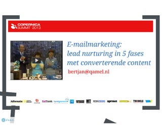 E-mailmarketing: lead nurturing in 5 fases met converterende content