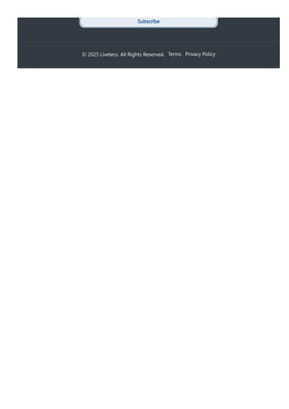 Subscribe
© 2025 Livetecs. All Rights Reserved. Terms Privacy Policy
 