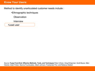 Lead User | PPT