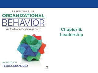 Chapter 6:
Leadership
 
