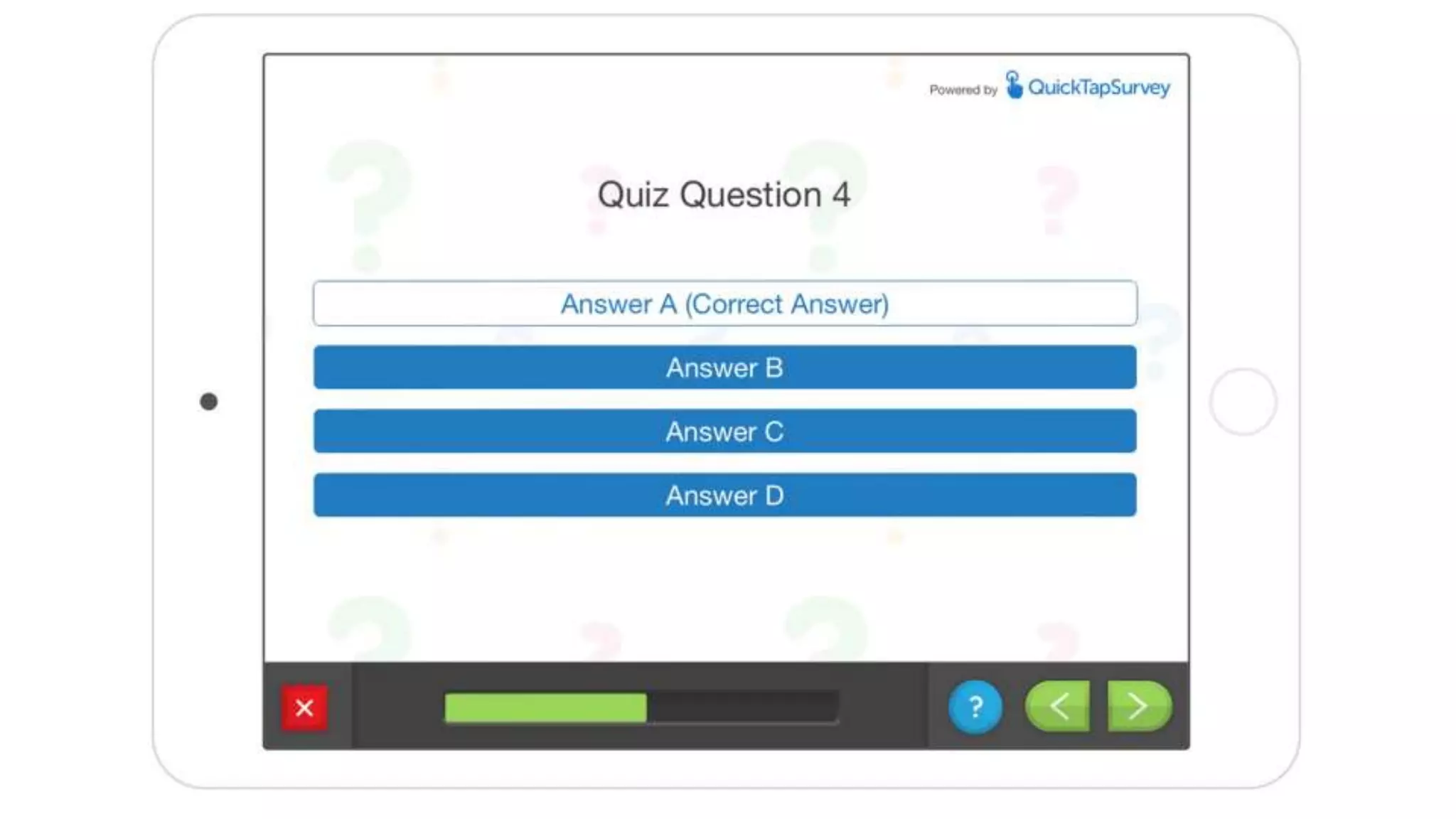 Lead capture template  - Quiz