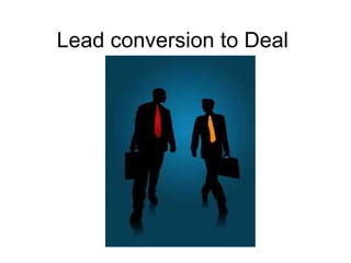 Lead conversion to Deal 