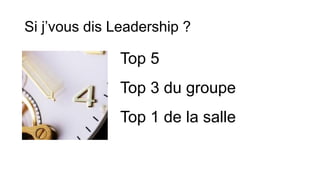 Leadercheap au leadership - Agile Laval 2018 