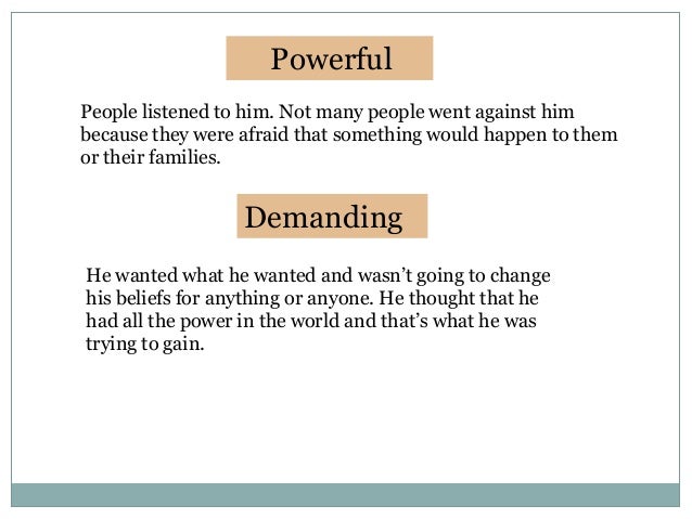Leadership style of adolph hitler