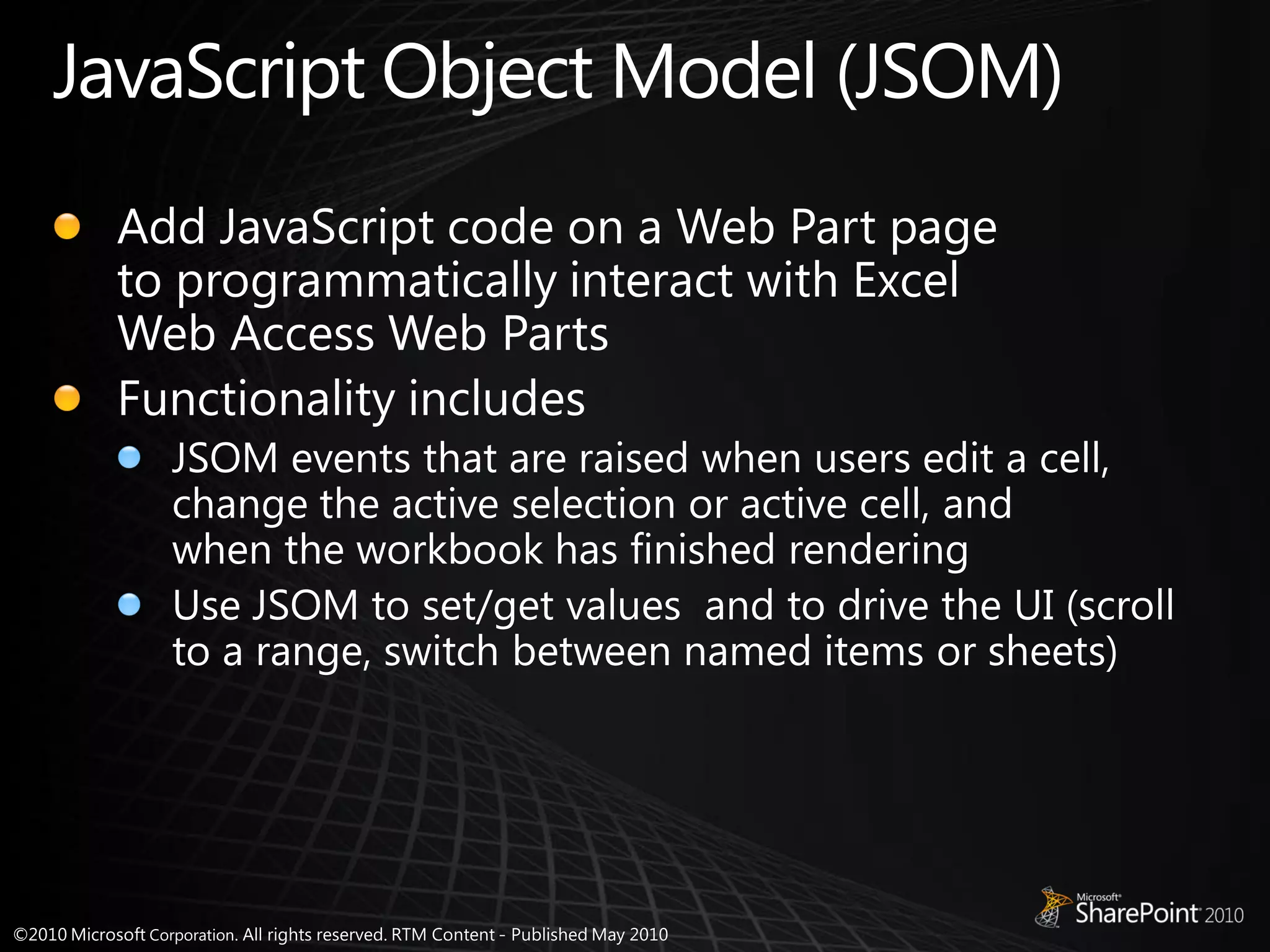 LeaderQuest SharePoint Business Intelligence Presentation