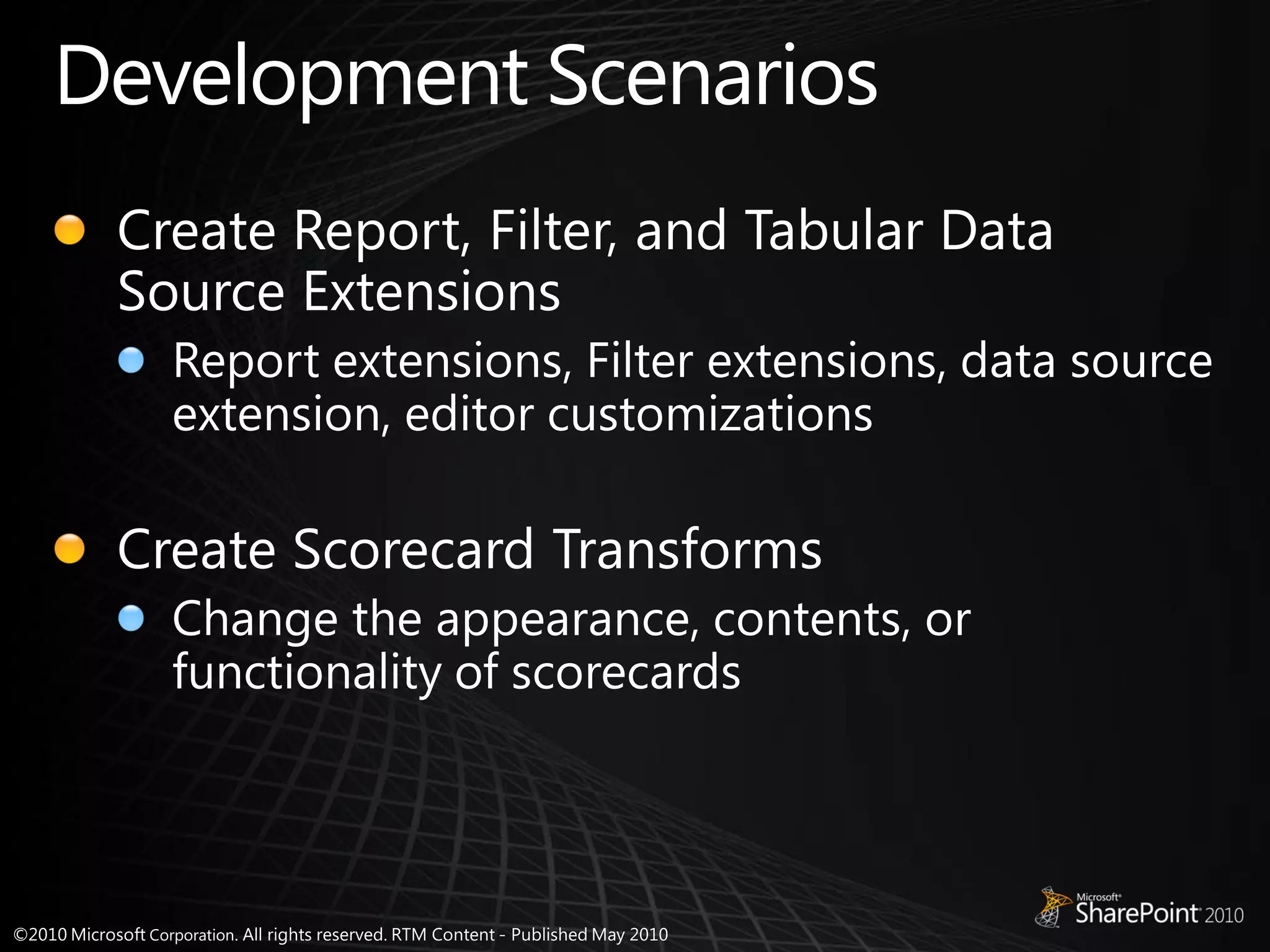 LeaderQuest SharePoint Business Intelligence Presentation