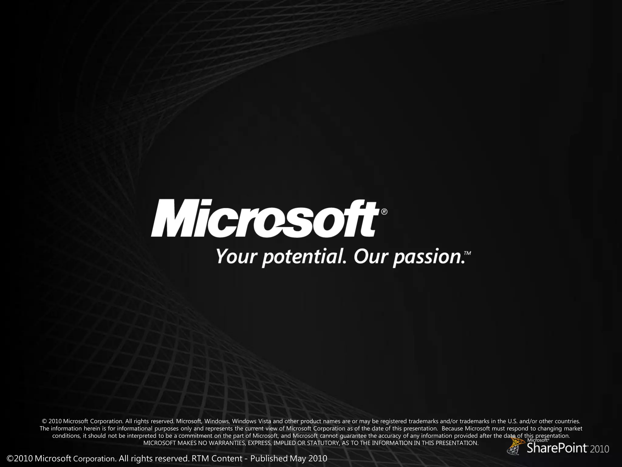 LeaderQuest SharePoint Business Intelligence Presentation