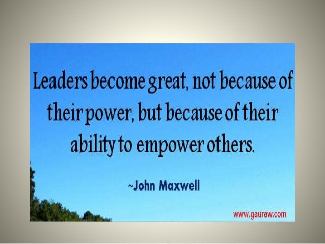 Good leader essay