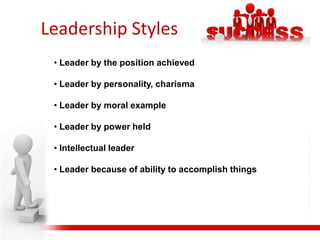 A Question…A leader need not be a manager but a manager must have many of the qualities of a good leader?????Managerial Leadership