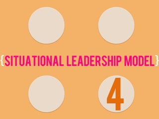 Follower maturity

      4. delegating style
     3. participating style
    2. Selling style
   1. Telling style
 