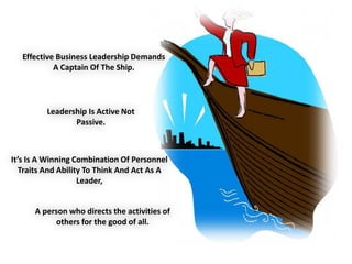 Effective
Business
Leadership
 