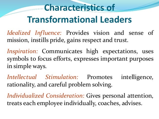 good elements with an important leader good elements with a good leader