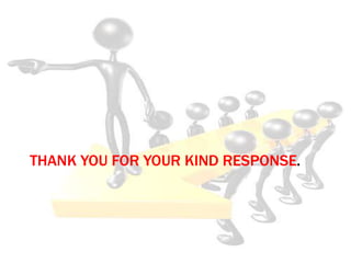 THANK YOU FOR YOUR KIND RESPONSE.
 