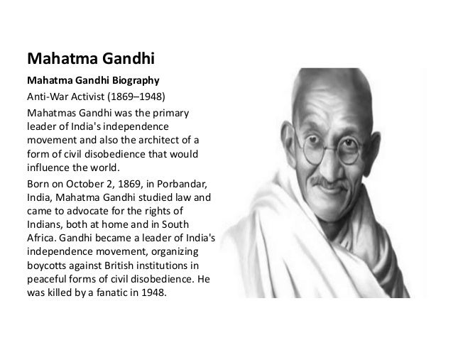 Civil disobedience an essay that later influenced both mahatma gandhi