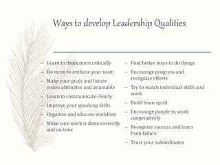 Leadership | PPTX