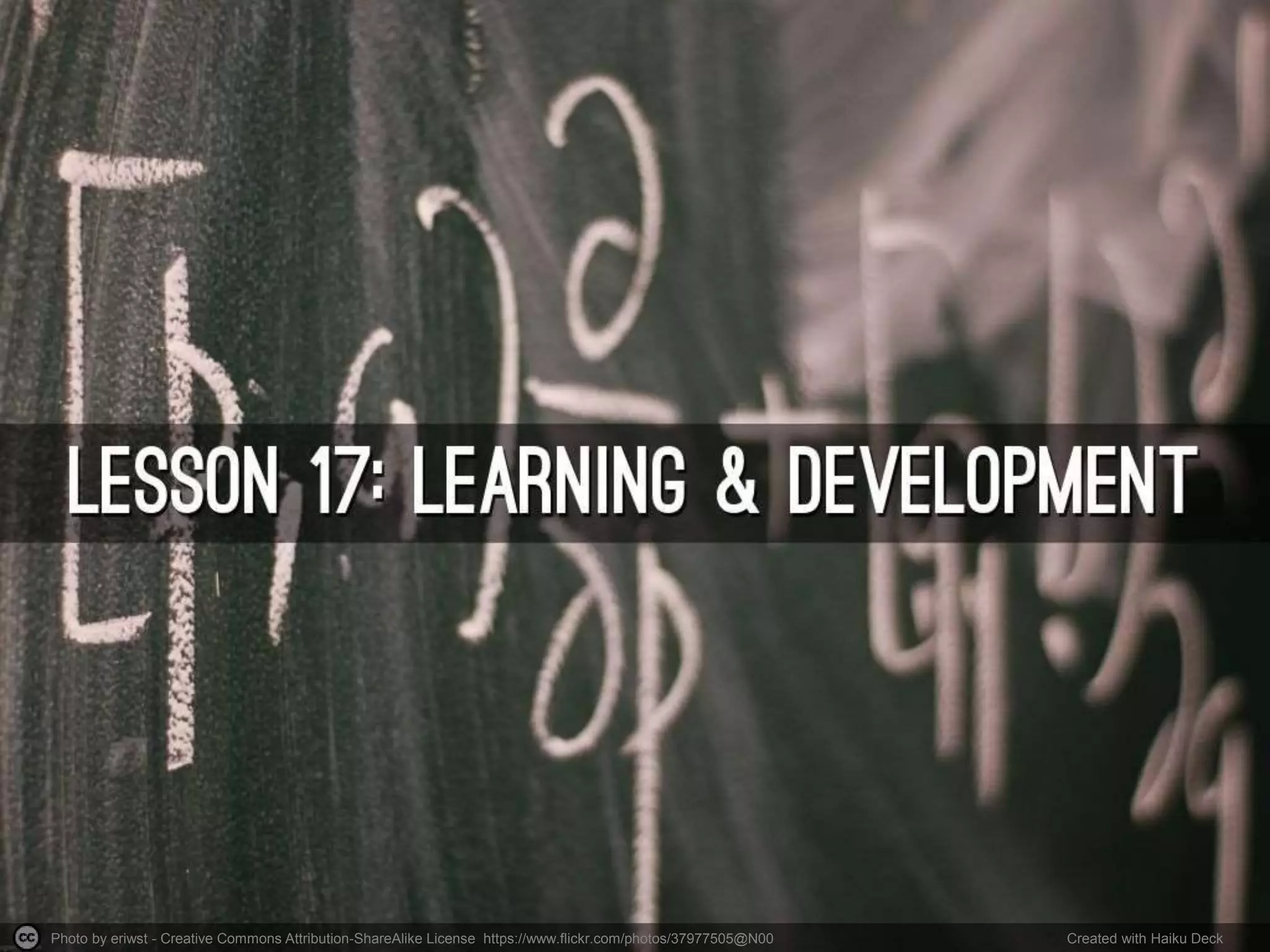 Photo by eriwst - Creative Commons Attribution-ShareAlike License https://www.flickr.com/photos/37977505@N00 Created with Haiku Deck 
 