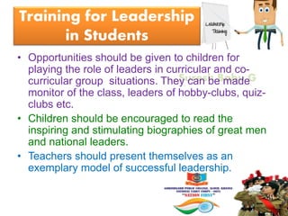 Leadership – concept, types /styles of leadership in the classroom ...