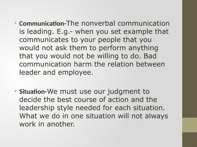 Leadership Power Point Presentation Topic Pptx