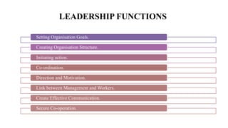 Leadership.pptx for students at graduation level | PPT