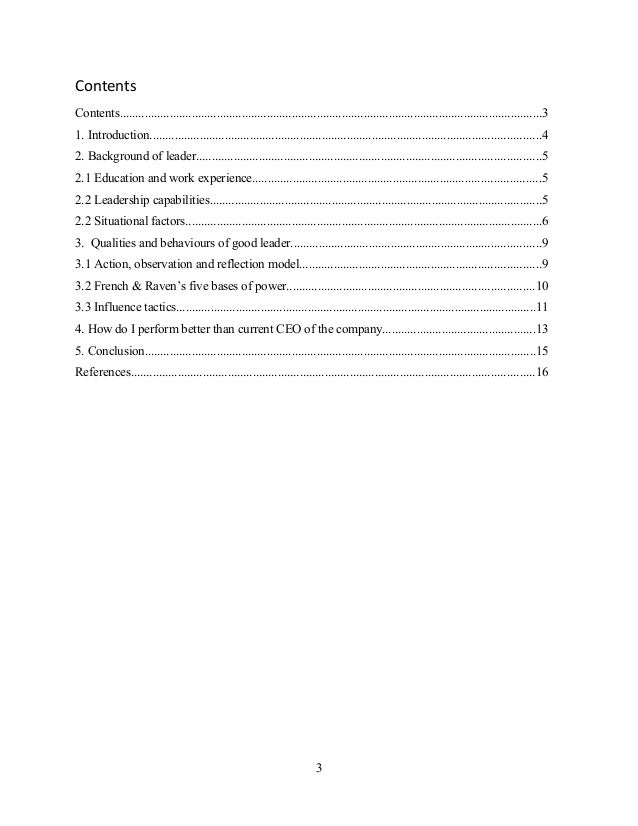 Mba assignments on leadership