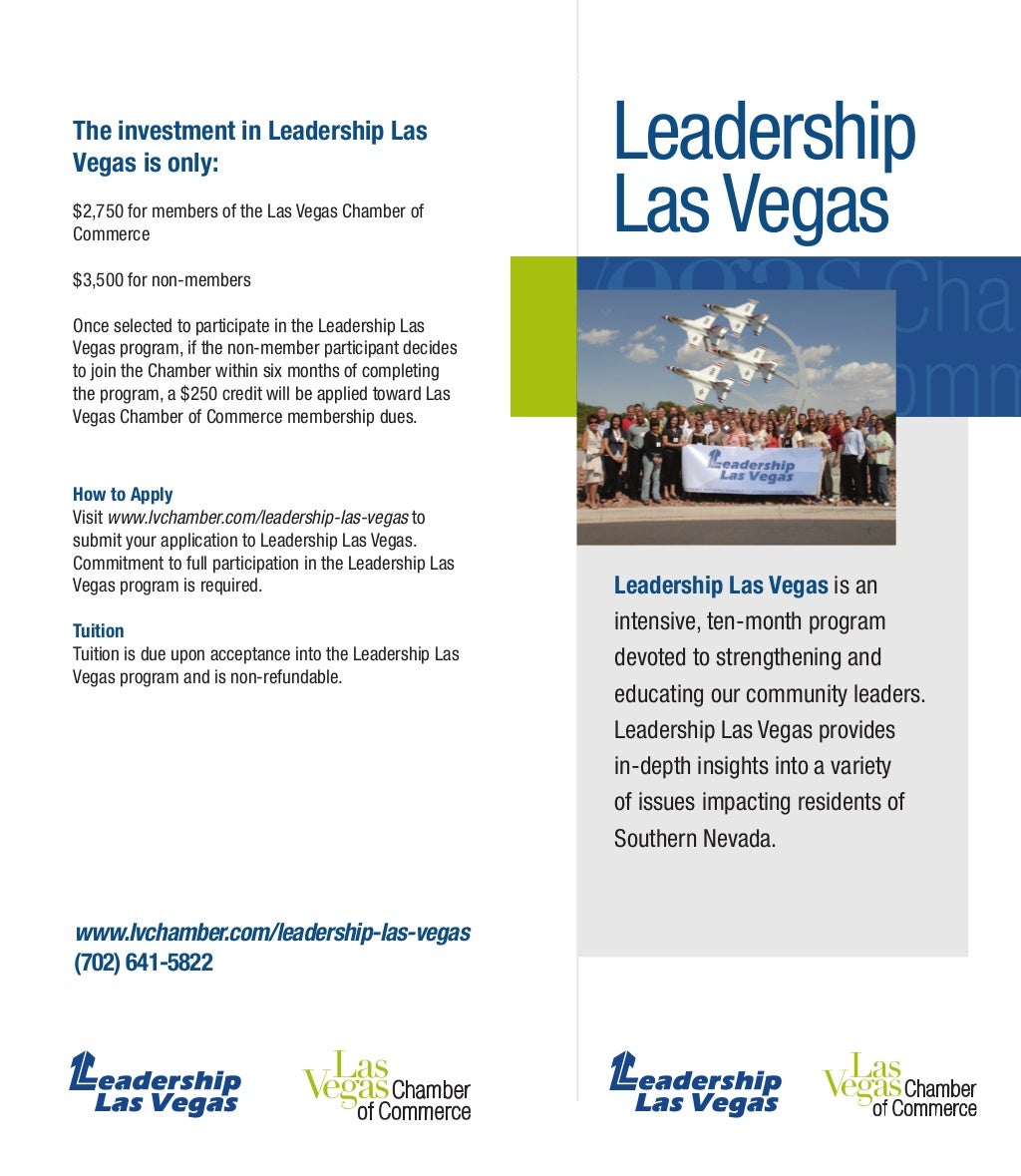 Leadership Las Vegas Brochure 2011