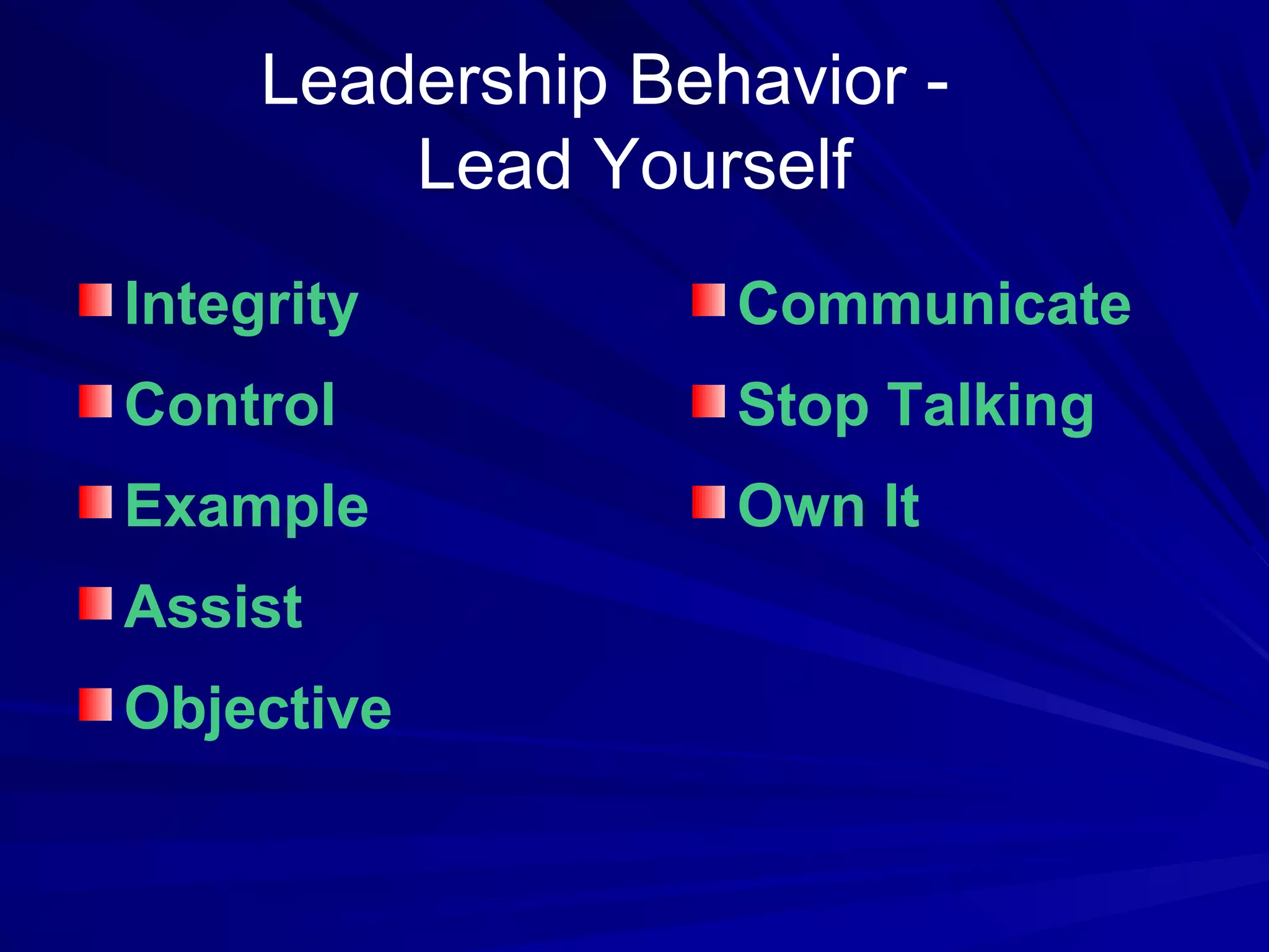 Leadership is More Than Just Being in Charge | PPT
