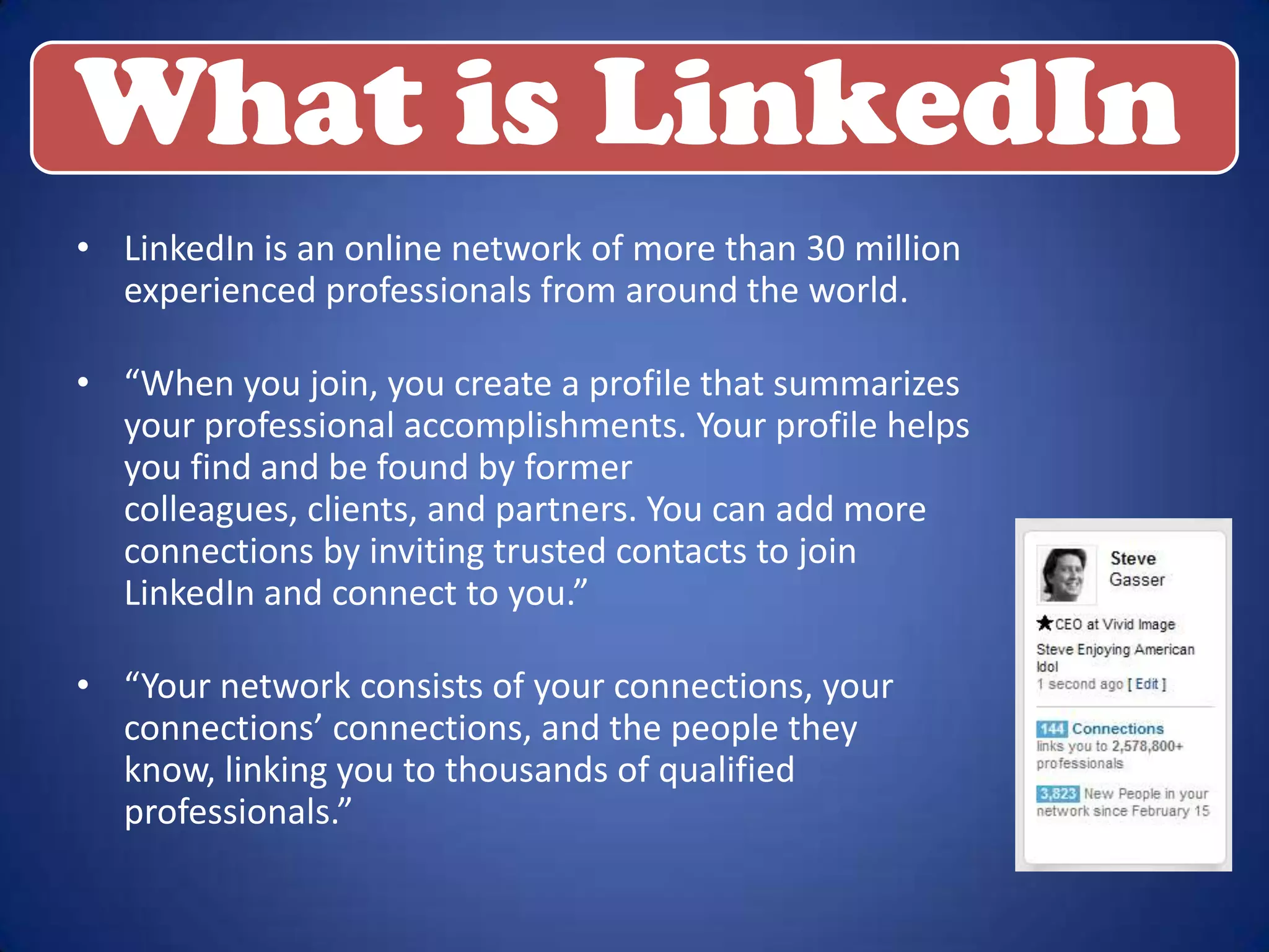 LinkedIn Leaderhsip Presentation