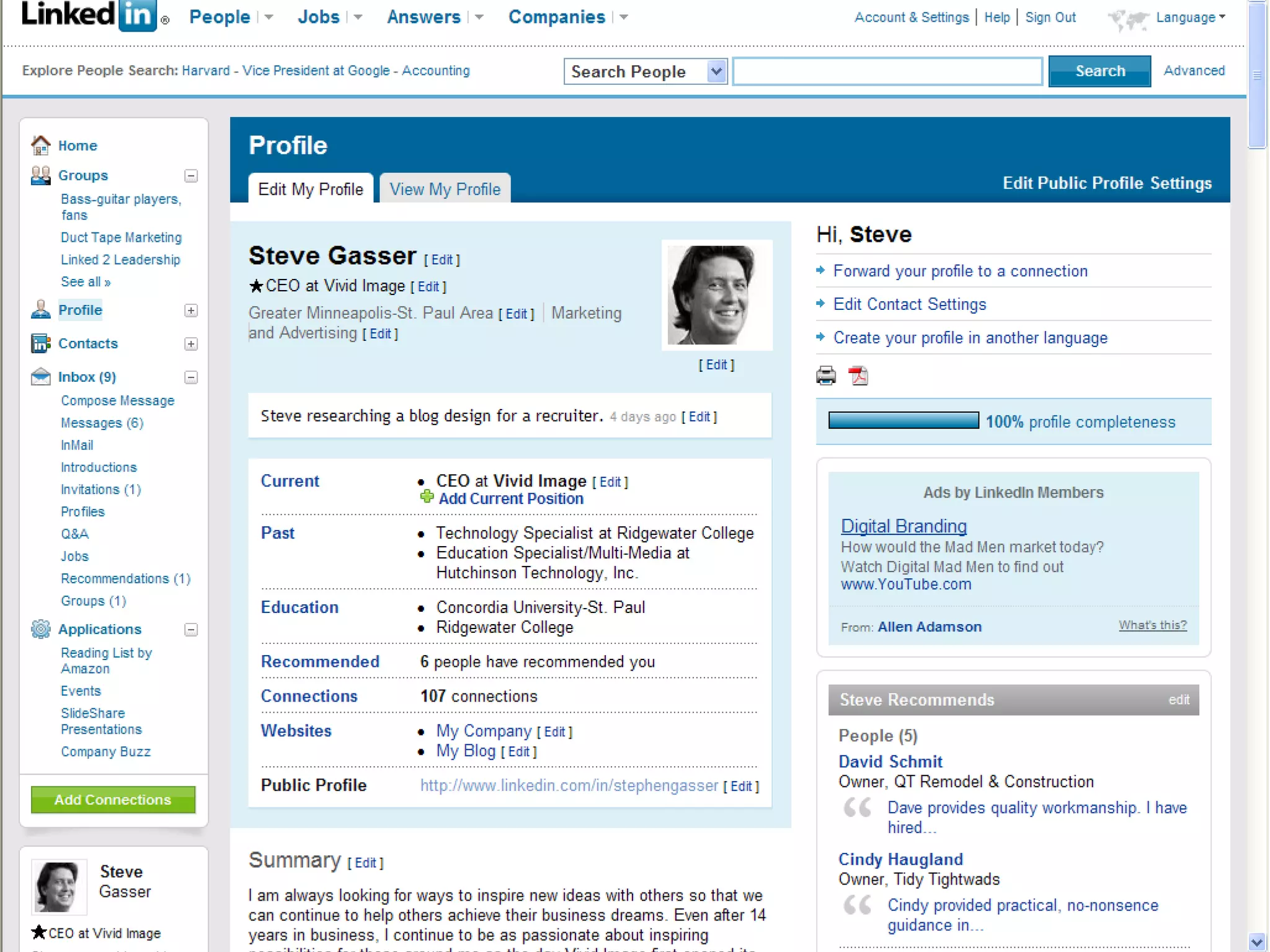 LinkedIn Leaderhsip Presentation