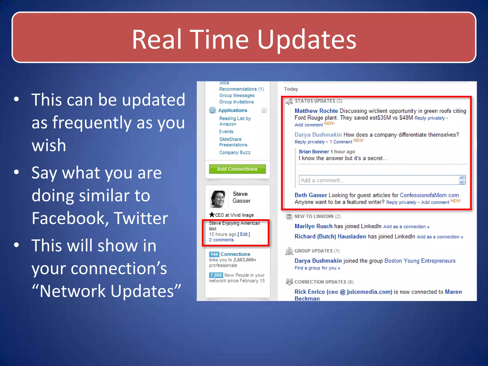 LinkedIn Leaderhsip Presentation