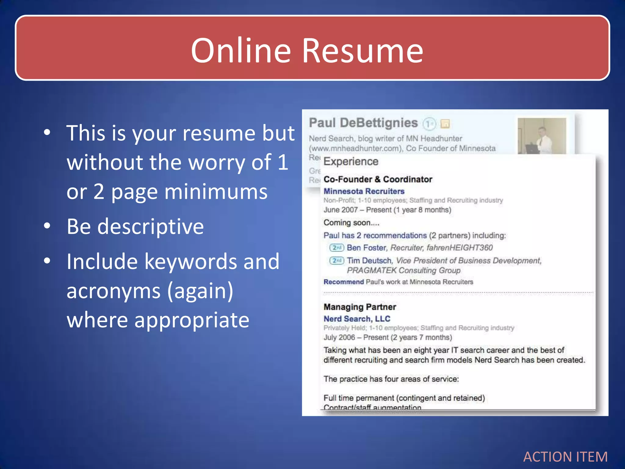 LinkedIn Leaderhsip Presentation