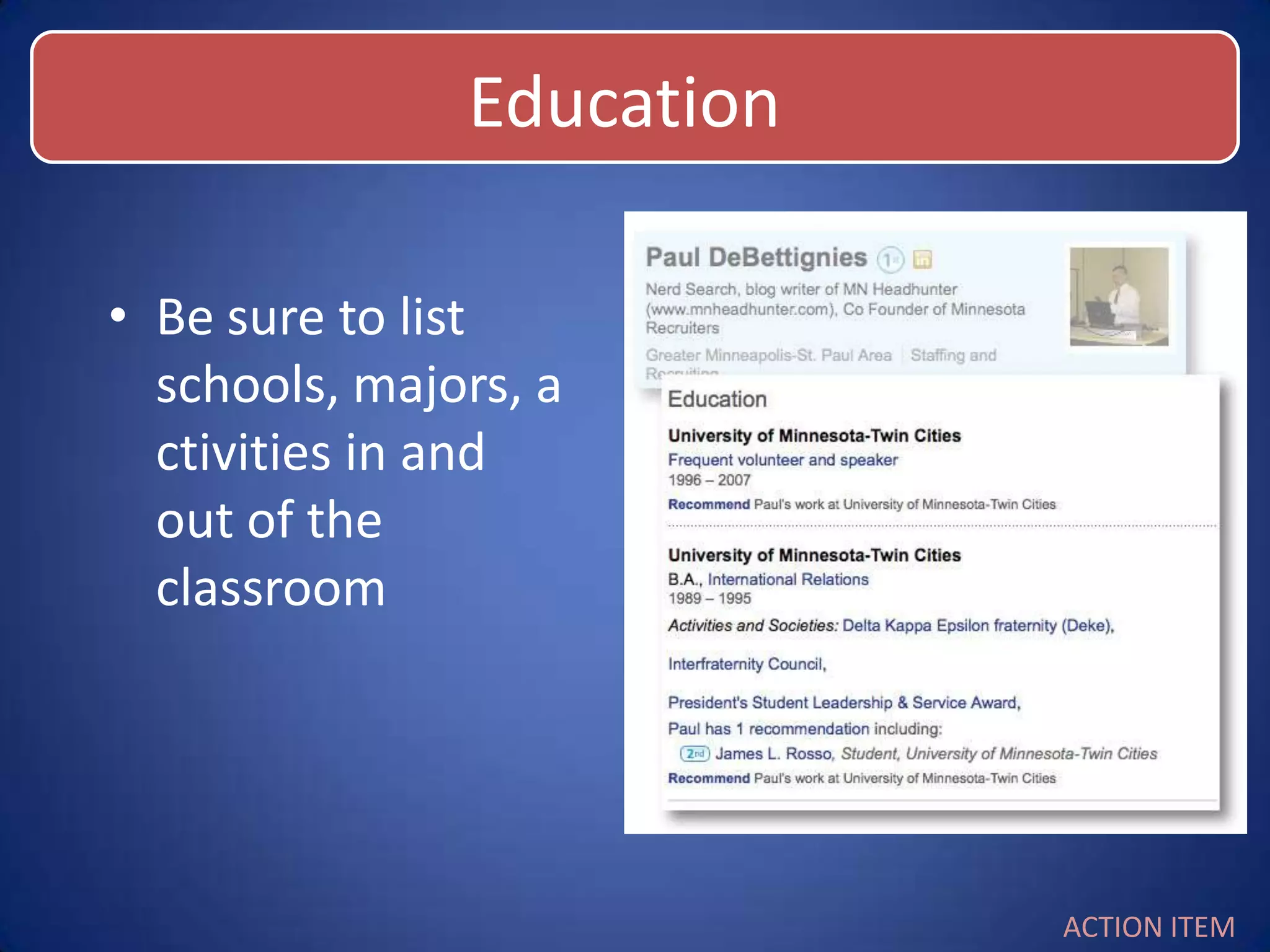 LinkedIn Leaderhsip Presentation