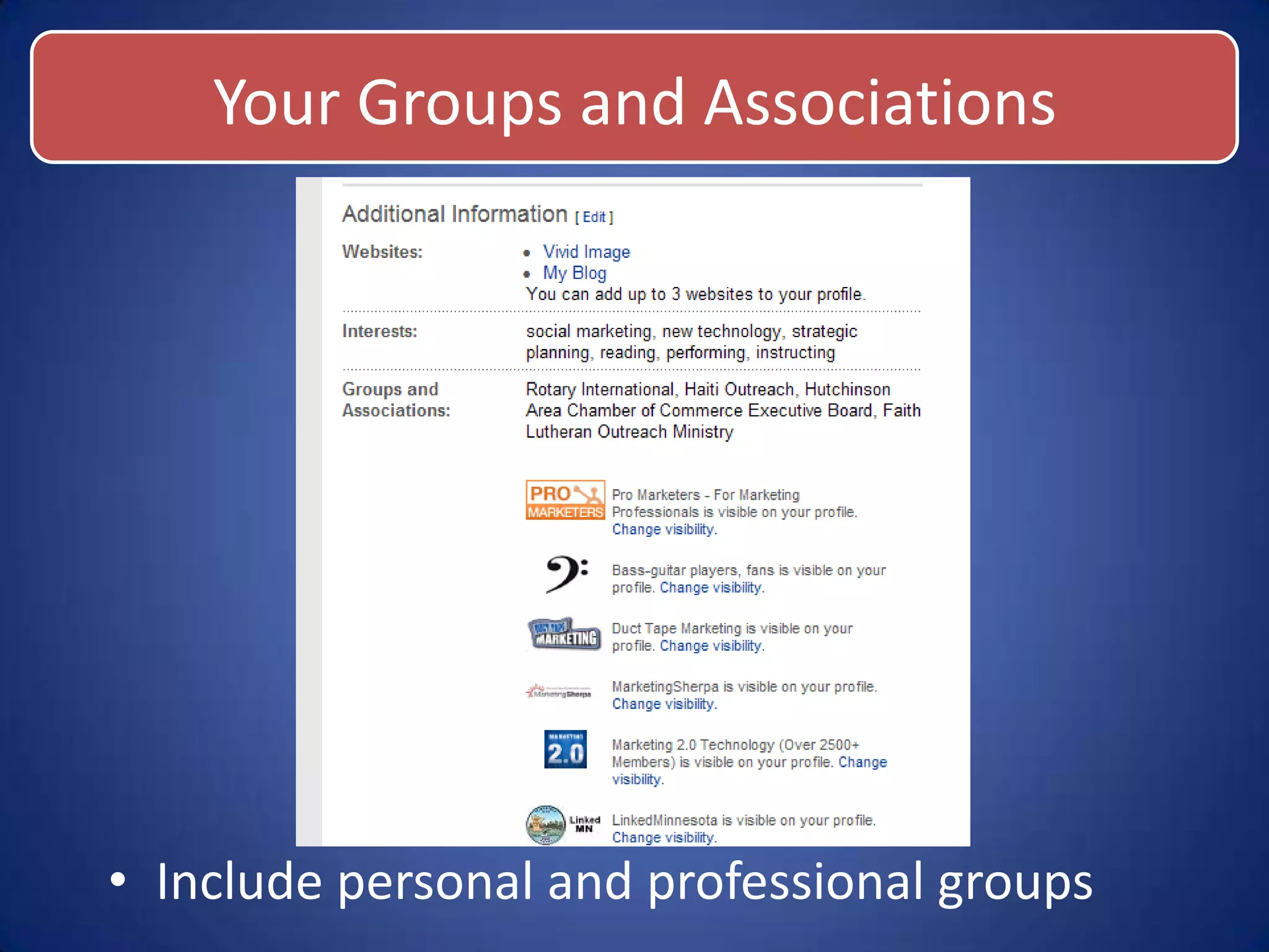 LinkedIn Leaderhsip Presentation