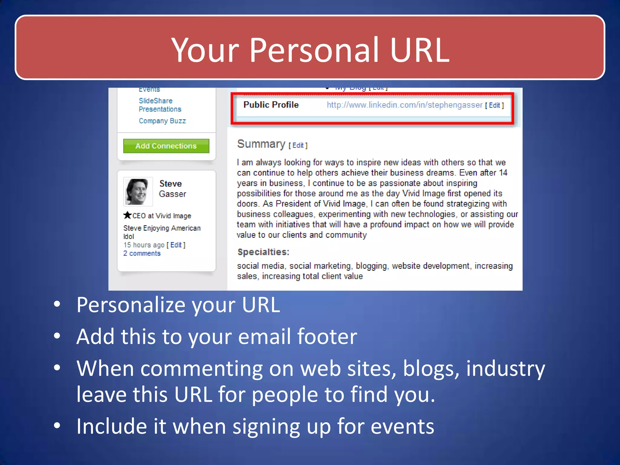 LinkedIn Leaderhsip Presentation