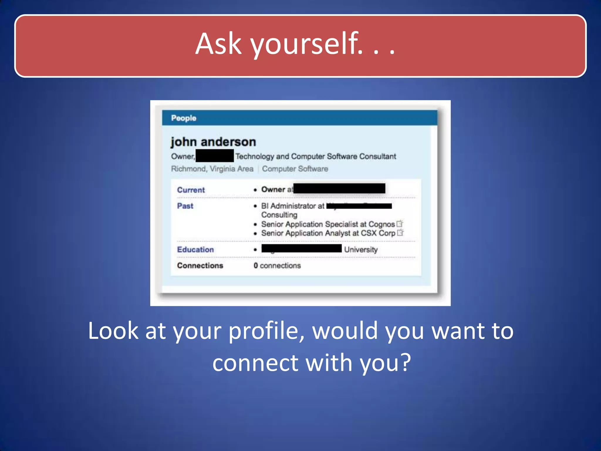 LinkedIn Leaderhsip Presentation