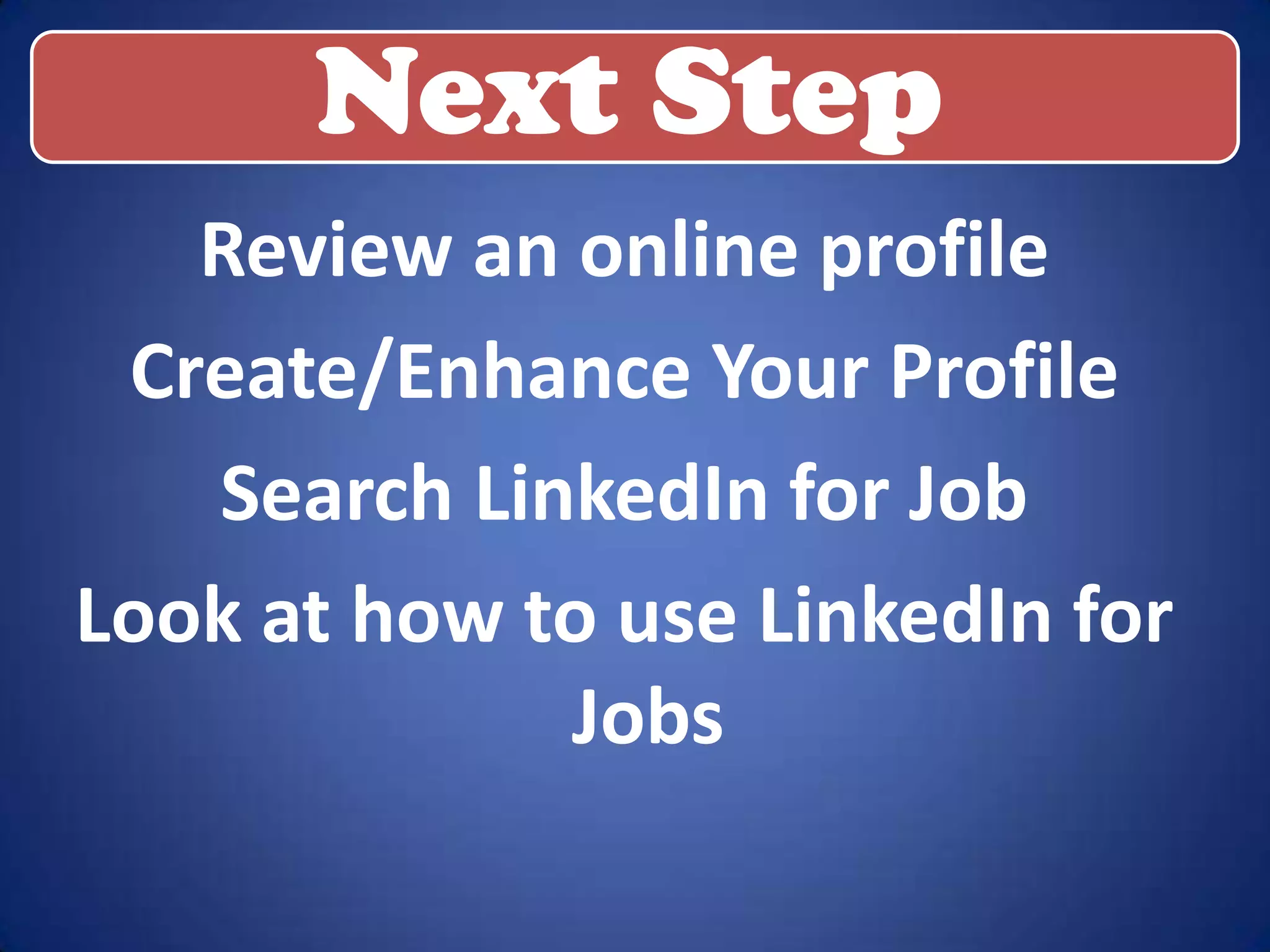 LinkedIn Leaderhsip Presentation