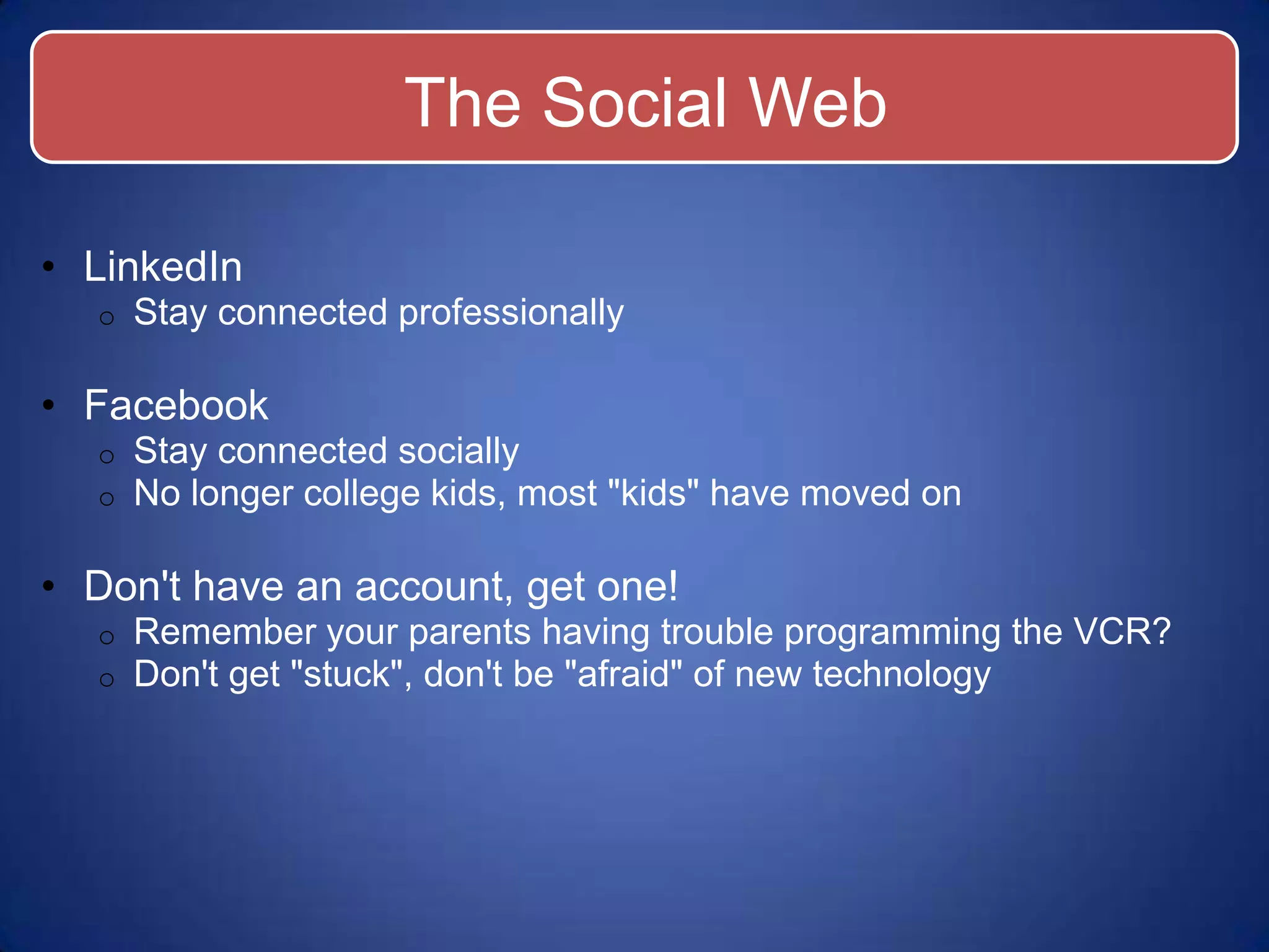 LinkedIn Leaderhsip Presentation