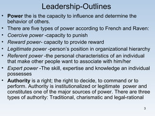 Influential Power Examples Leadership | PPT