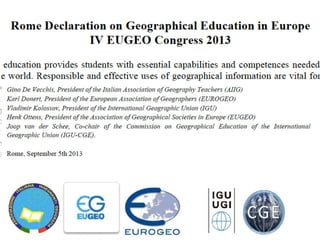 Leadership in Geography Education