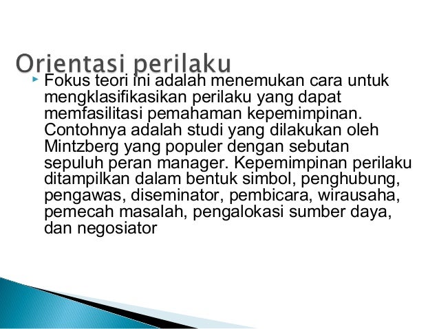 Contoh Identifikasi Masalah Gaya Kepemimpinan - Contoh Soar