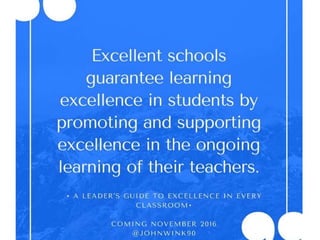 The Pathway to Excellence
 