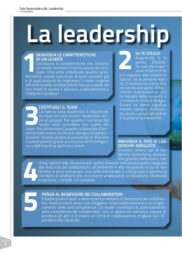 La Leadership In Poche Pagine