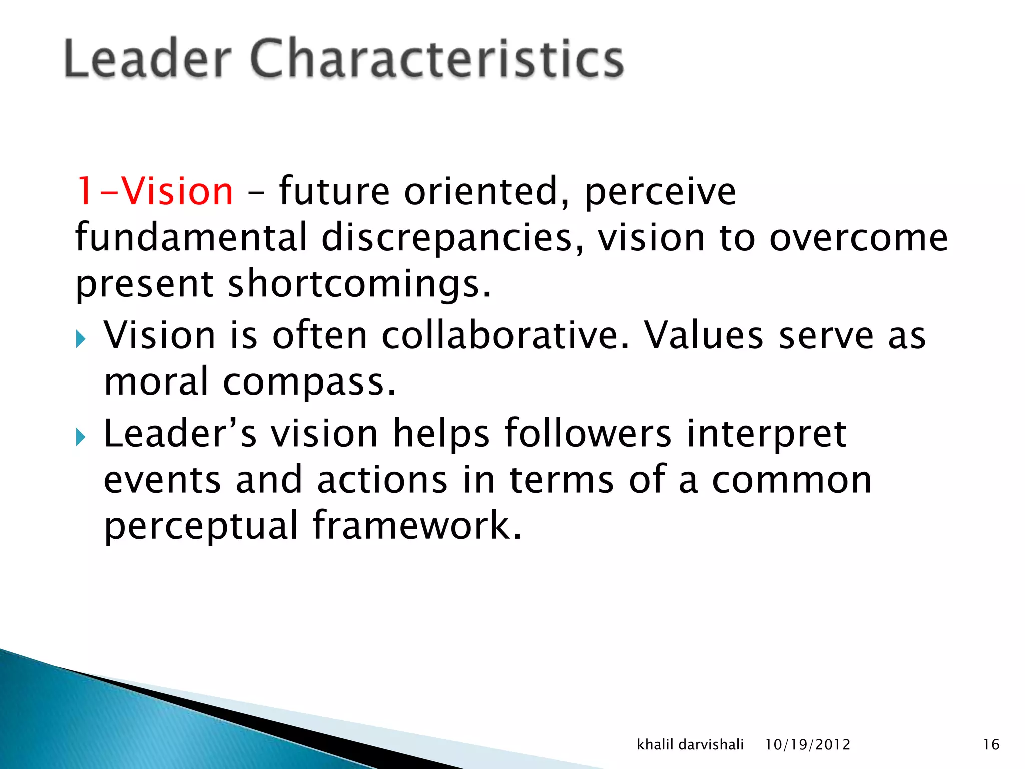 Leadership and change | PPTX