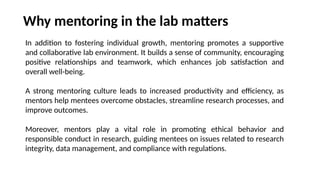 Lab Mentoring Leadership and Management for laboratory .pptx