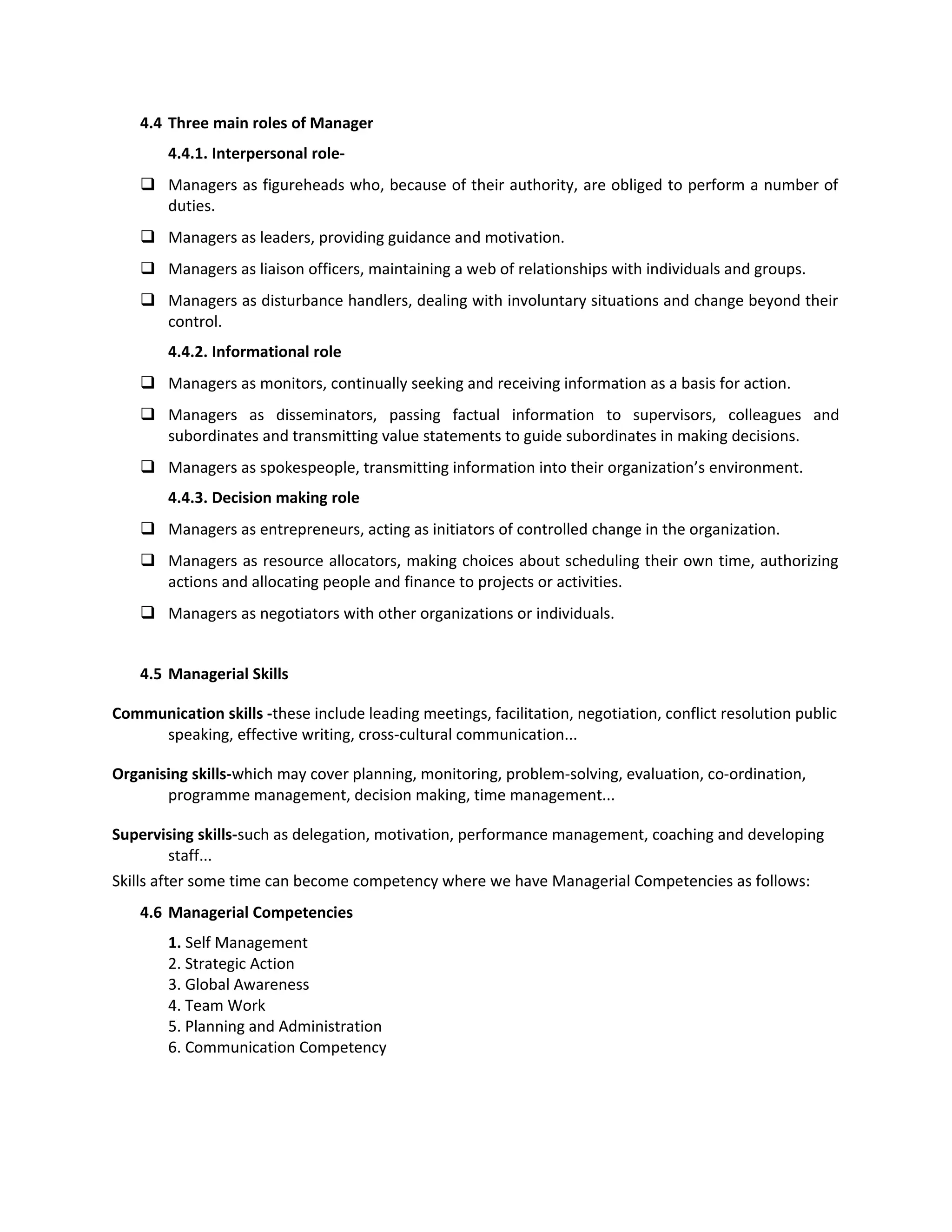 Leadership and management lesson plan | DOC