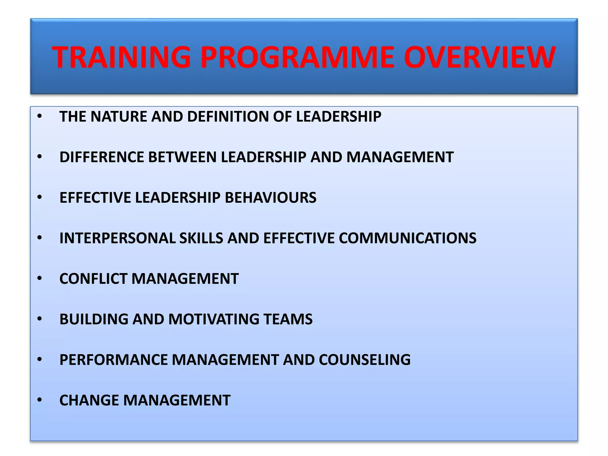 Leadership and management Skills | PPTX