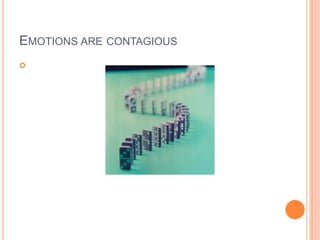 Emotions are contagious