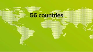 3 
56 countries 
 