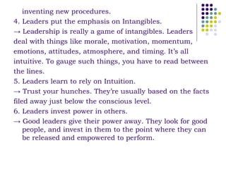 Intuitive Hunches Leadership by Maxwell | PPT